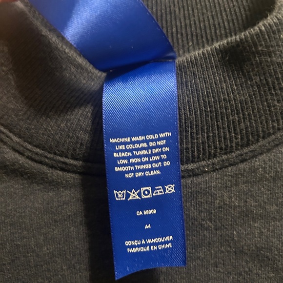 Kit and Ace Grey Pacific Coast Pullover Navy Blue Sweatshirt Size Small - Picture 7 of 12